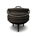 Pre-Seaeoned Cast Iron Camping Potjie Pot